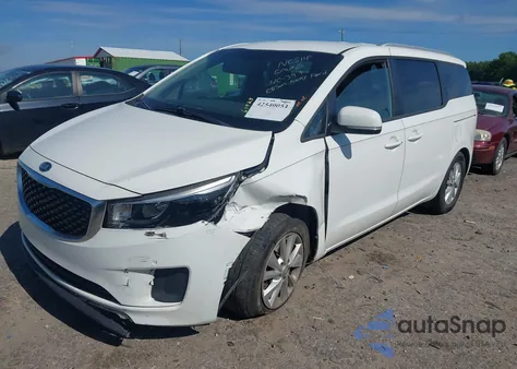 2017 Kia Sedona Lx из США, поврежденный, VIN KNDMB5C13H6320774